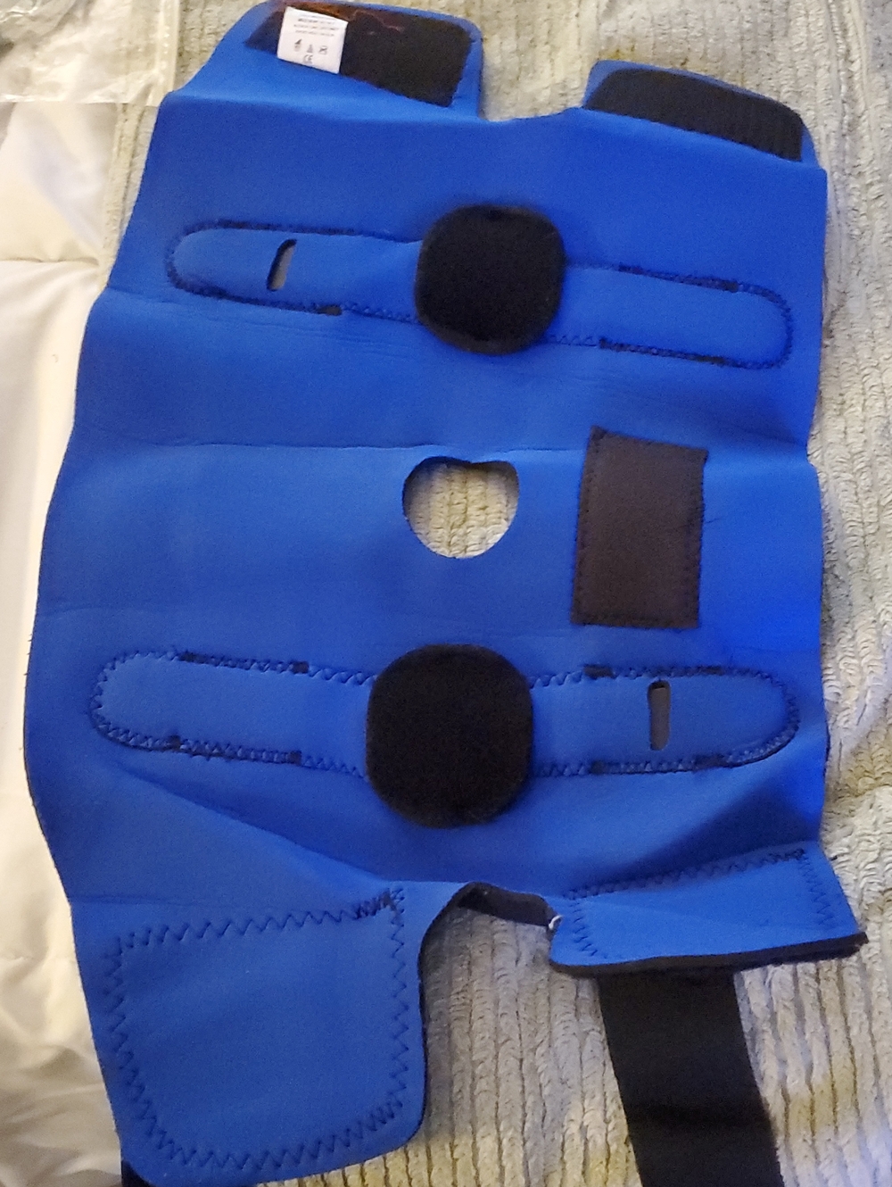 Blue Neoprene Support Brace with Adjustable Straps DJ ORTHOPEDICS XXL